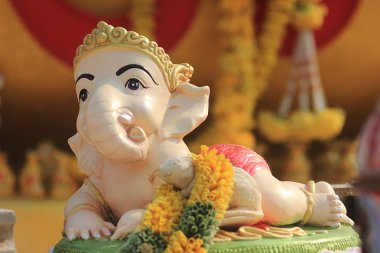 Bebek ganesh hindu tanrısı heykeli bali Tayland