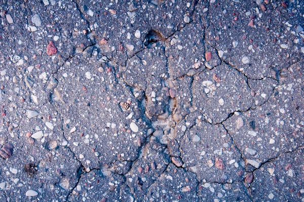 Image of a broken road texture — Stock Photo, Image