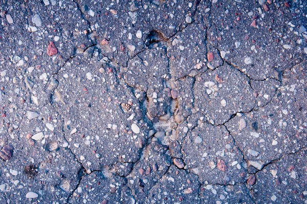 Image d'une texture de route cassée — Photo