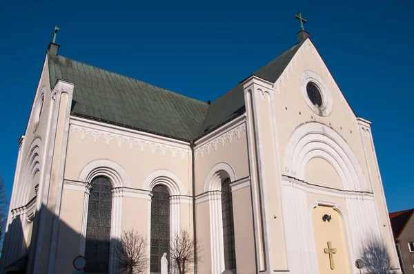 Iglesia católica en Czaplinek, Polonia Fotos de stock