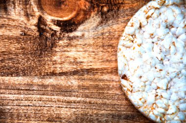 Pirinç waffle ahşap tablo