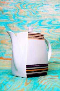 Seramik sürahi kahve veya çay için