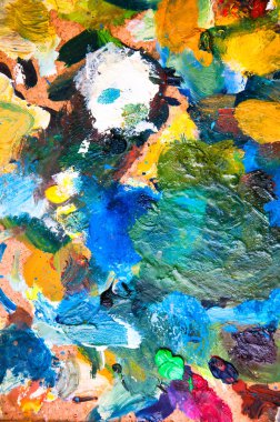 Çok renkli closeup arka plan yağ boyalar