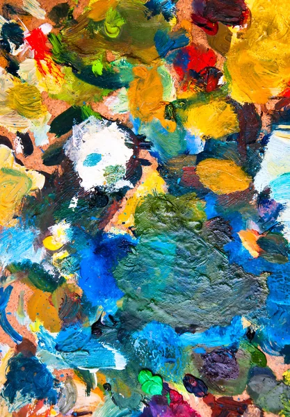 Λάδι χρώματα closeup πολύχρωμο abstract ιστορικό — Φωτογραφία Αρχείου
