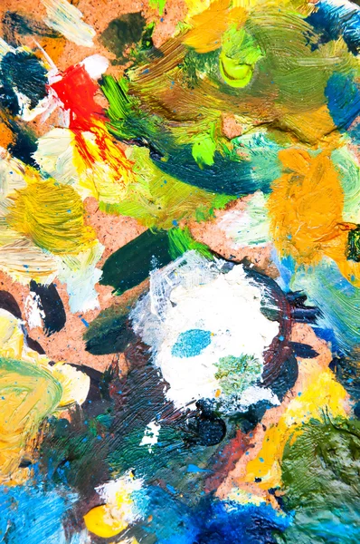 Çok renkli closeup arka plan yağ boyalar