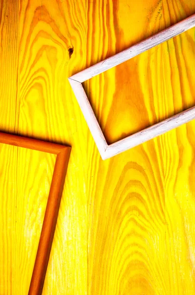 Stary streszczenie ramki na kolorowym tle drewnianych — Zdjęcie stockowe