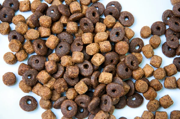 Köpek ya da kedi yiyecek beyaz arka plan üzerinde