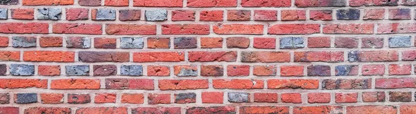 Texture Old Red Brick Wall Background — Stock Photo, Image