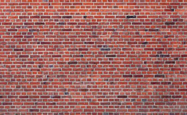 Eski grunge kırmızı tuğla duvar arka planının dokusu