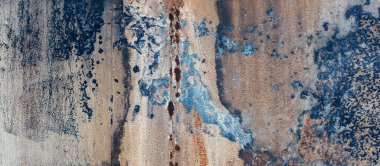 Eski grunge metal yüzey arkaplanındaki pas dokusu