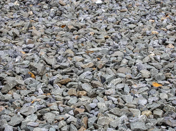 texture of gravel stones on ground background