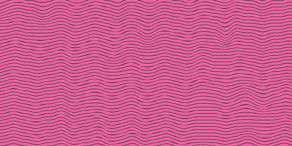 Textura Abstraktní Růžové Vlnové Linie Pozadí — Stockový vektor