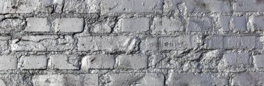 texture of old grunge silver colored brick wall background