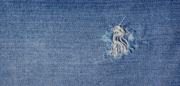 Textuur Van Donkerblauwe Jeans Denim Stof Textiel Achtergrond — Stockfoto