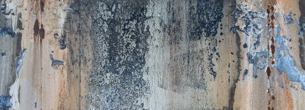 旧的磨擦金属表面的锈蚀纹理 — 图库照片