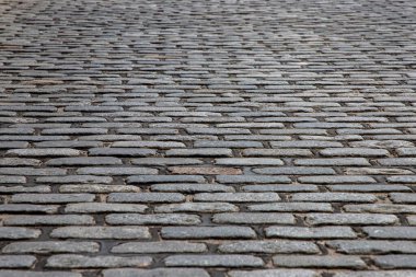 Eski kaldırım taşlarının dokusu