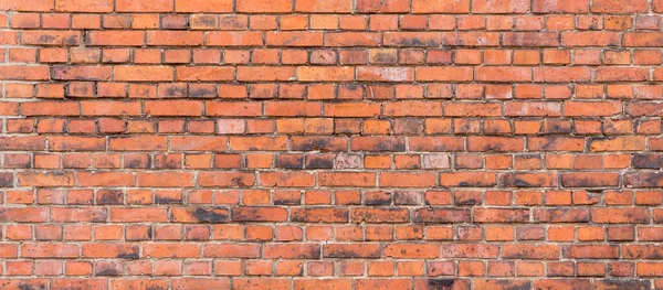 Textuur Van Oude Grunge Rode Baksteen Muur Achtergrond — Stockfoto