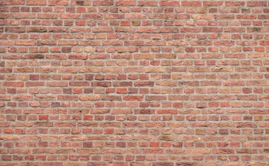  Eski grunge kırmızı tuğla duvar arka planının dokusu