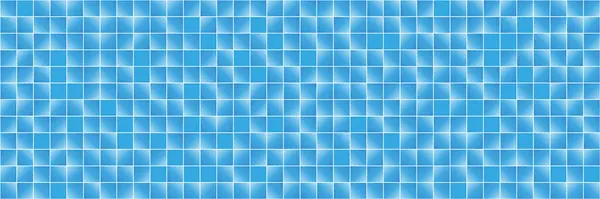 青いベクトルモザイク模様のテクスチャ背景 — ストックベクタ