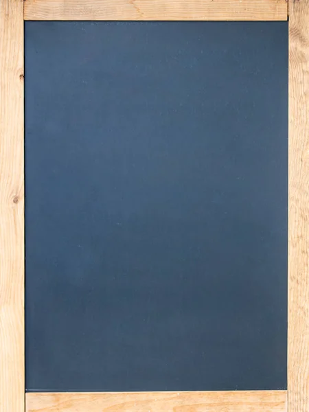 Blank Blackboard Chalk Wood Frame — Stock Photo, Image
