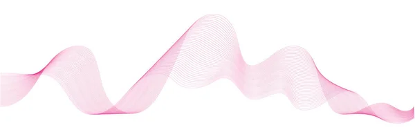 Φόντο Αφηρημένη Διάνυσμα Ροζ Χρωματιστές Γραμμές Ηχητικών Κυμάτων — Διανυσματικό Αρχείο