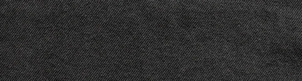 Textura Fundo Tecido Ganga Jeans Preto — Fotografia de Stock