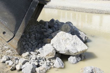 Ekskavatör kol - dozer traktör