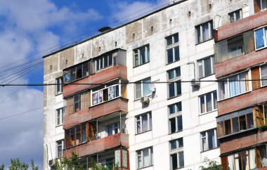 Rusya'da sanayileşmiş apartman