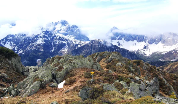 Herb szlak na szczyt Alp (lesachtal) — Zdjęcie stockowe