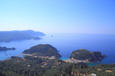 Paleokastritsa Korfu Adası üzerinde göster
