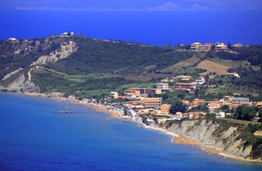 Korfu Adası'nda (gree Arillas (Agiou Georgiou Arillas) üzerinde göster