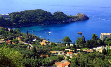 Paleokastritsa Korfu Adası üzerinde göster