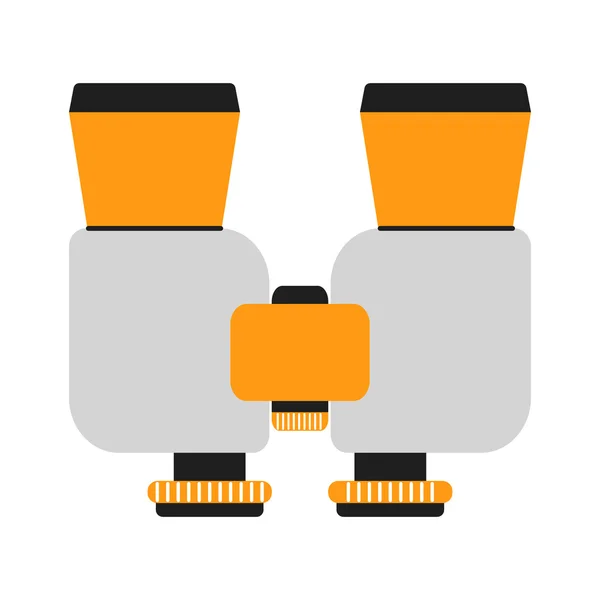 Ferngläser isoliert auf weißem Hintergrund. Ferngläser Vektor illus — Stockvektor