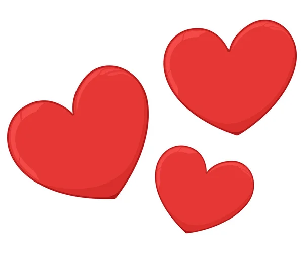 Feliz Día San Valentín Icono Del Corazón Etiqueta Romántica Insignia — Vector de stock