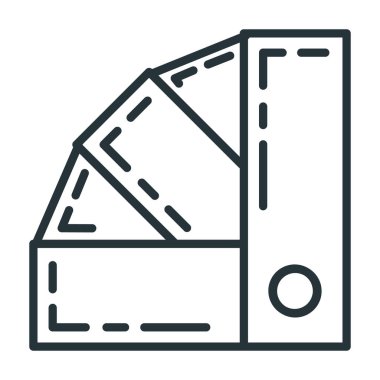 Renk paleti tasarım ikonu yenileme evi, ev solüsyonu düz çizgi vektör çizimi, beyaza izole. Gölge oluşturma şeması seç.