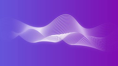 Dinamik gradyanı olan soyut vektör arkaplanı. çizgi dalgası.