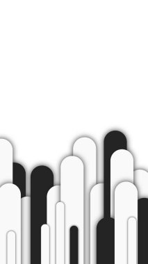 vektör modern siyah ve beyaz illüstrasyon