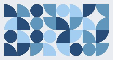 Basit soyut geometrik desen