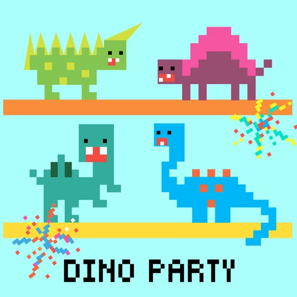 Karta strony Dino — Wektor stockowy