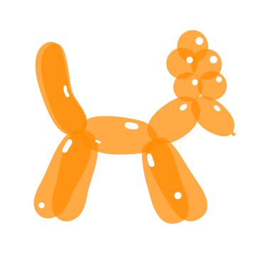 Hayvan turuncu balon