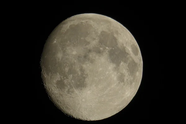 Lua no céu negro Imagens De Bancos De Imagens Sem Royalties