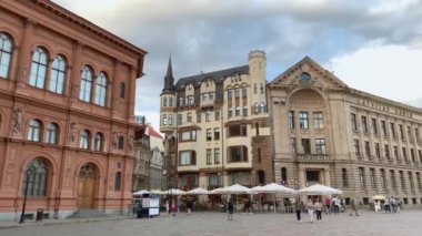 Letonya 'daki Riga Old Town manzarası