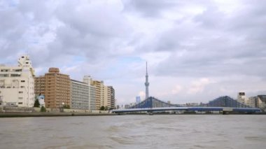 Tokyo Japonya 'daki binaların manzarası.