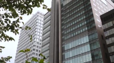 Japonya 'nın Tokyo iş bölgesi.