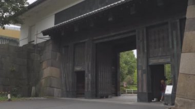 Idyllic shot of the Tayasumon Gate at the Imperial Palace in Tokyo.
