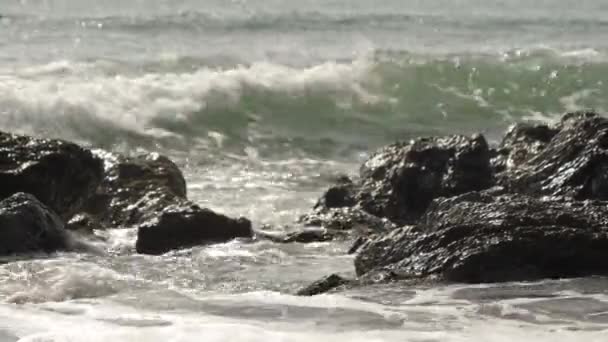 Het uitzicht van de Koijigahama Beach in Tahara Japan — Stockvideo