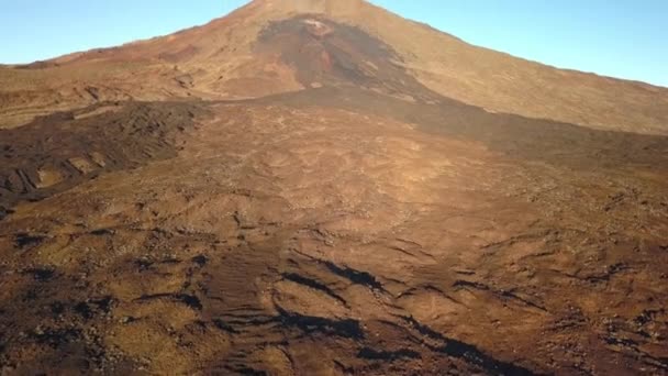 A vista das cadeias de montanhas em Tenerife Espanha — Vídeo de Stock