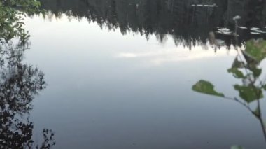 Espoo Finlandiya 'daki dinlenme alanının manzara görüntüsü