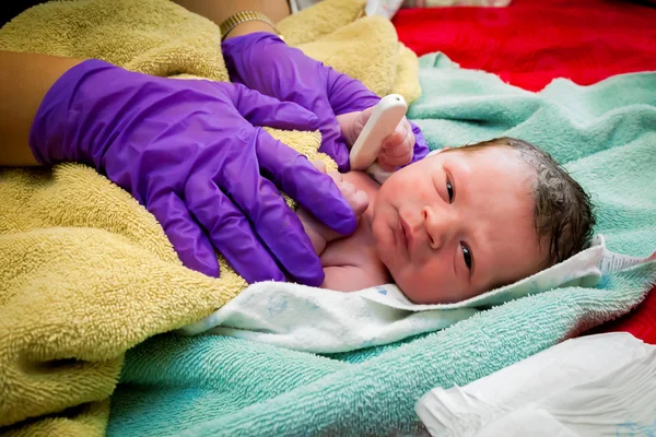 Newborn Baby Vitals — Stock Photo, Image