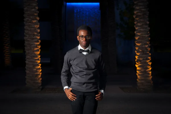 Intense African American Teen — Stock Photo, Image